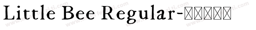 Little Bee Regular字体转换